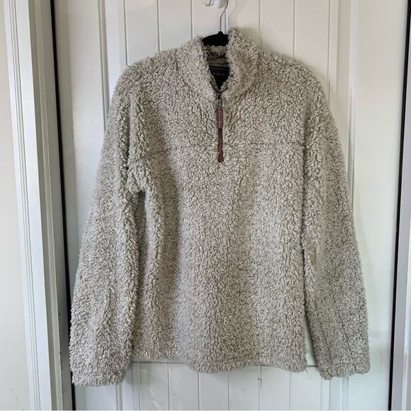 True Grit‎ faux shearling sherpa pullover jacket size XS - Picture 1 of 4